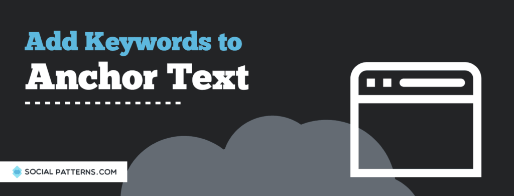 add keyword anchor text