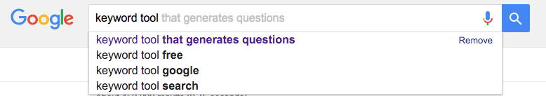 Google autocomplete screenshot