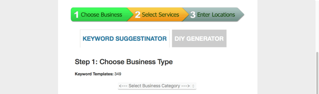 Local seo bulk kw generator
